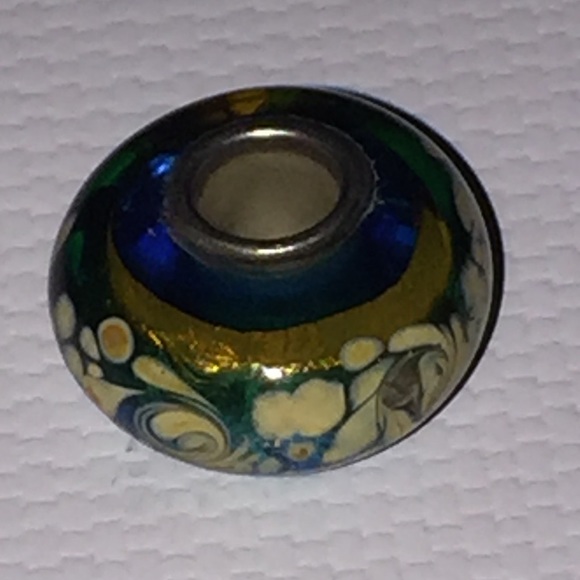 Italian Murano glass bead Pandora bracelet 925 - Picture 2 of 3